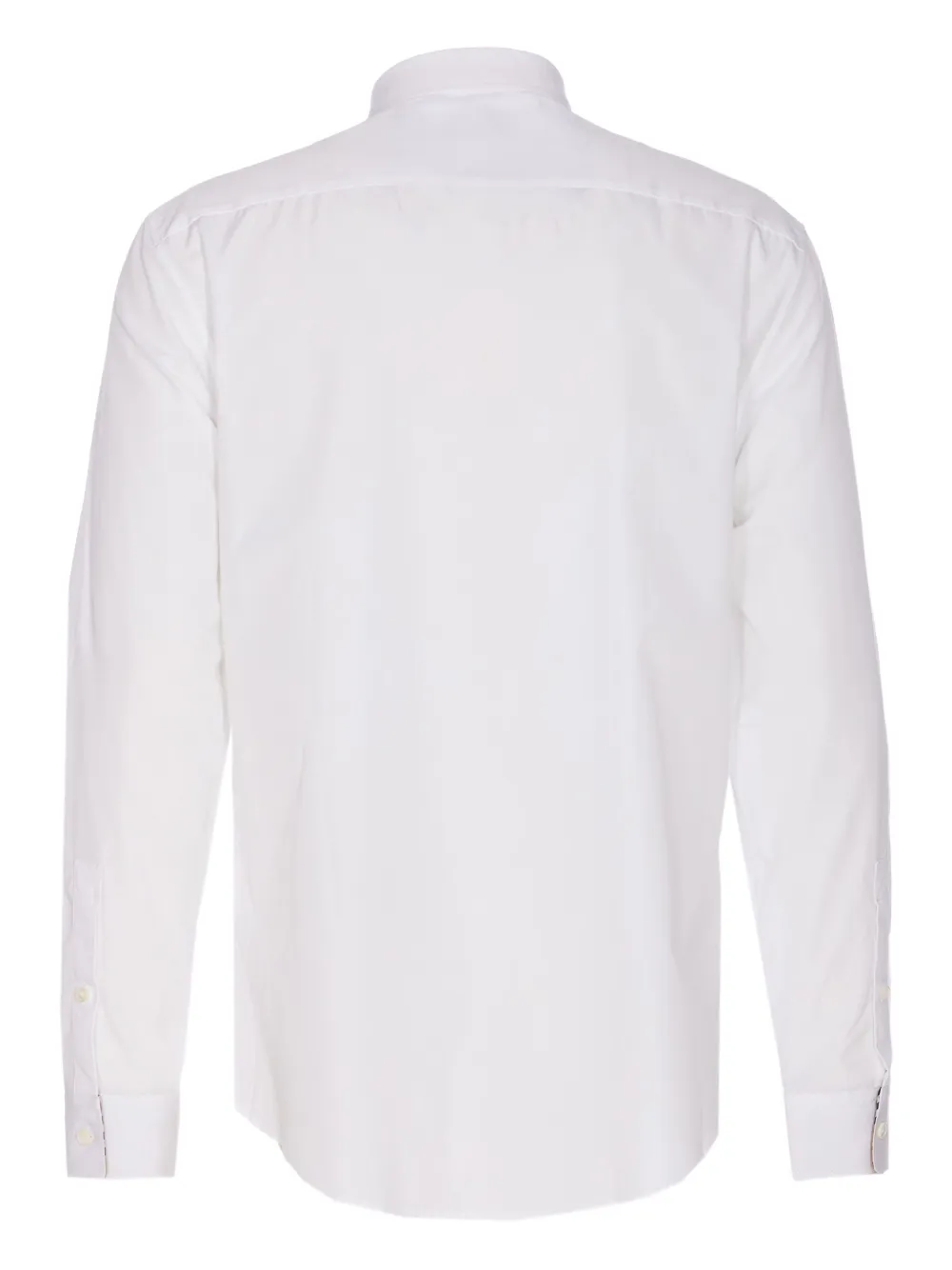Burberry Overhemd met geborduurd logo Wit