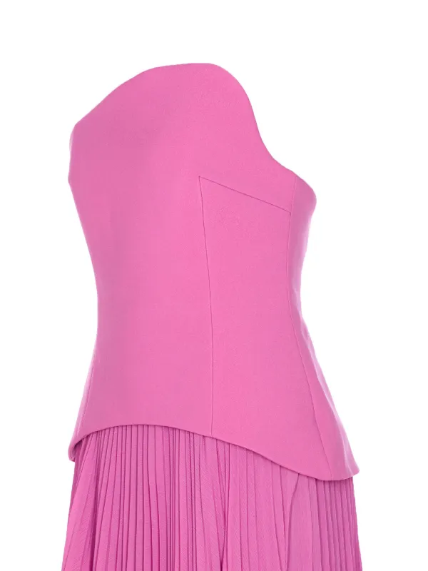 Solace London The Britt Maxi Dress | Pink | FARFETCH OM