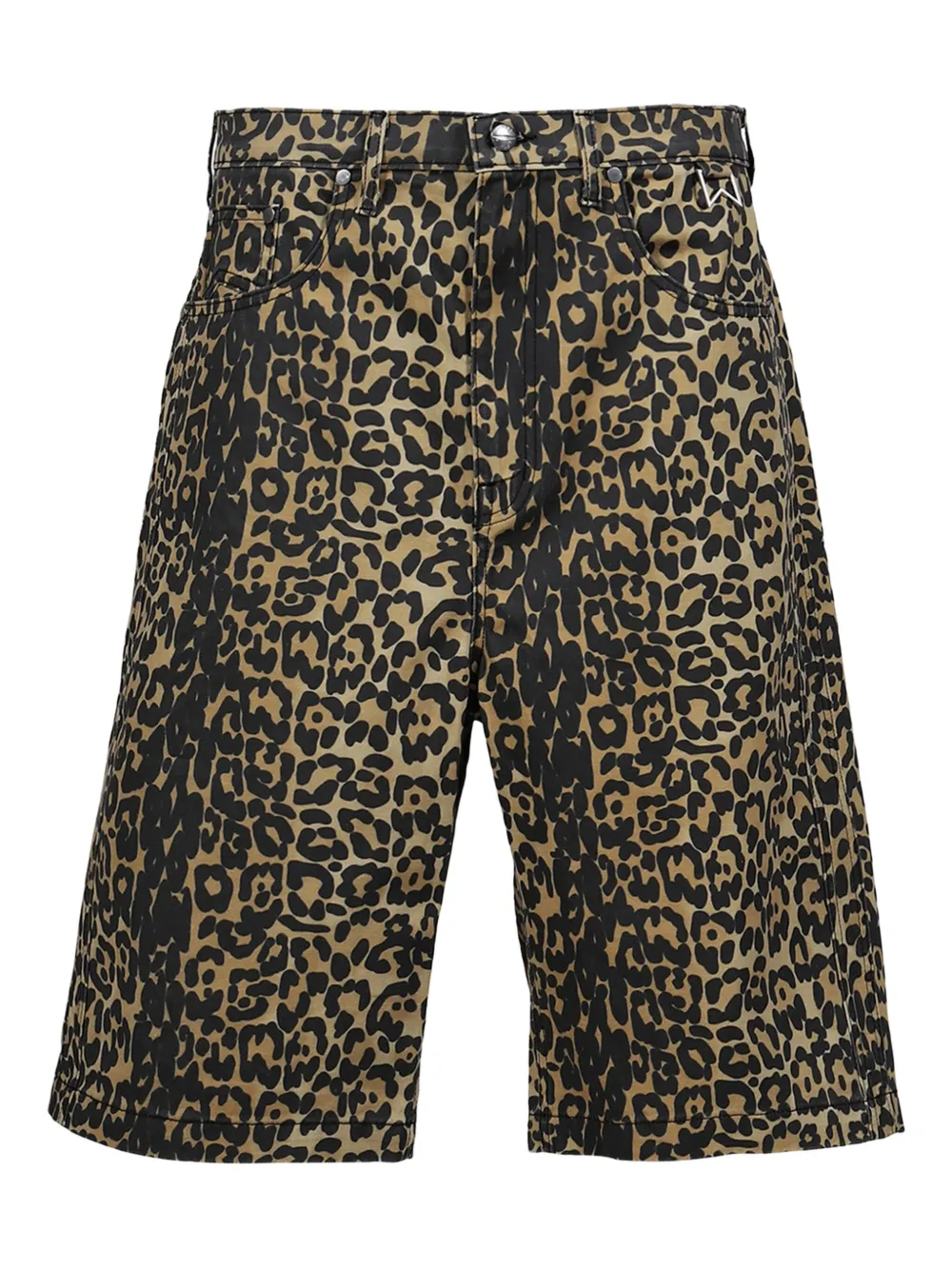 RHUDE leopard-print shorts | Brown | Image 1