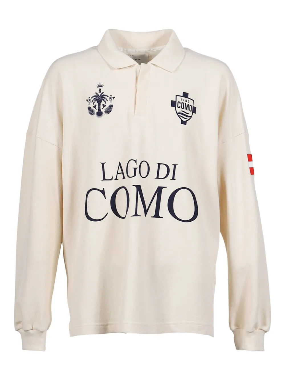 RHUDE Lago di Como poloshirt Wit