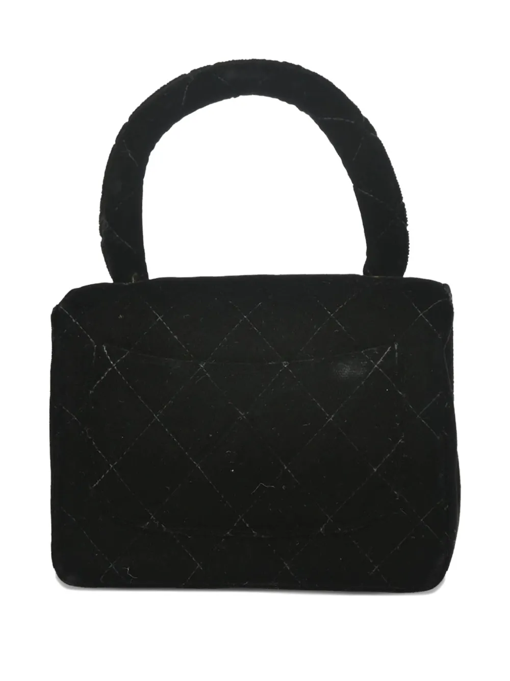 CHANEL Pre-Owned 1992 Mini Square Handtasche aus Samt | Pre-owned & Archive | Image 2