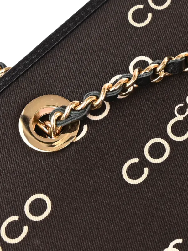 CHANEL Pre-Owned 2002 Coco Tote Bag | Black | FARFETCH CA