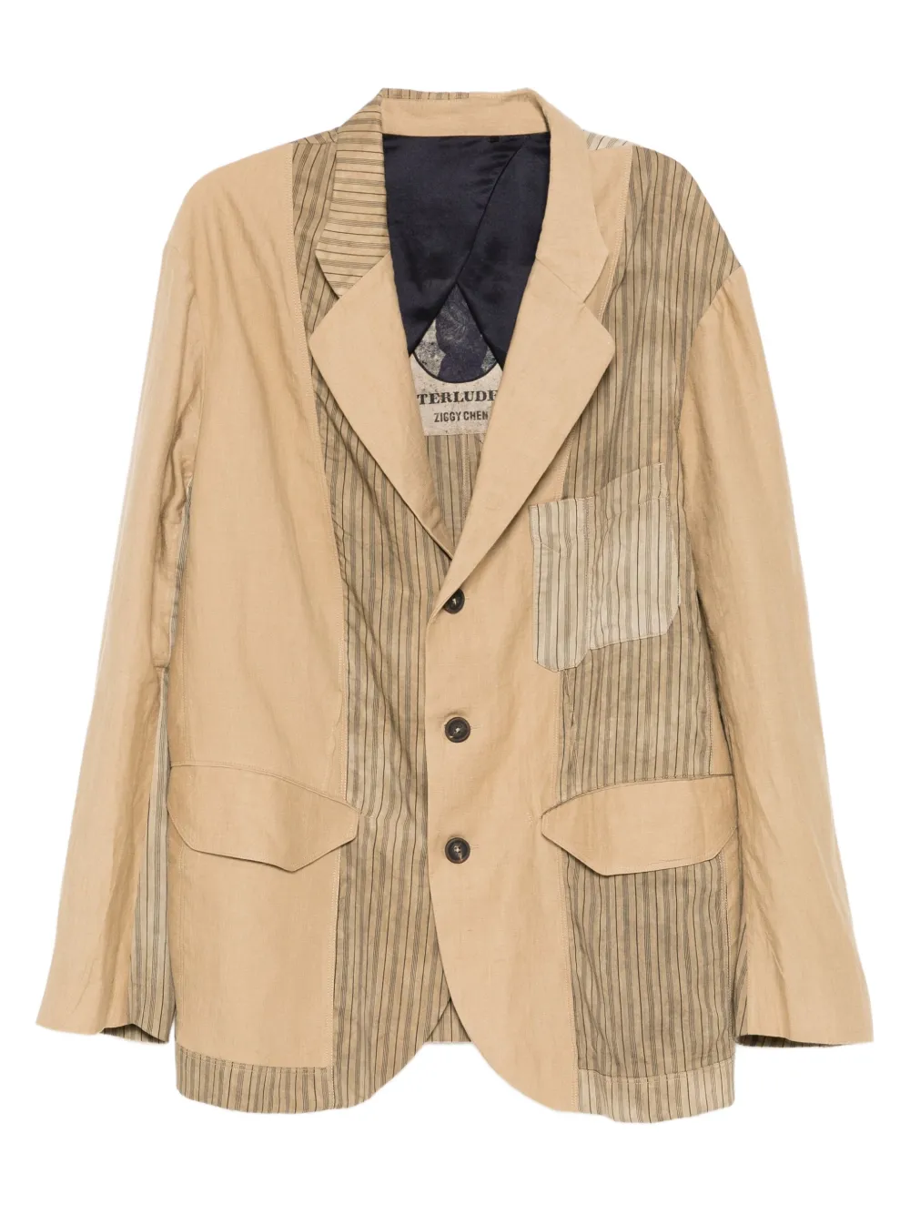 striped blazer