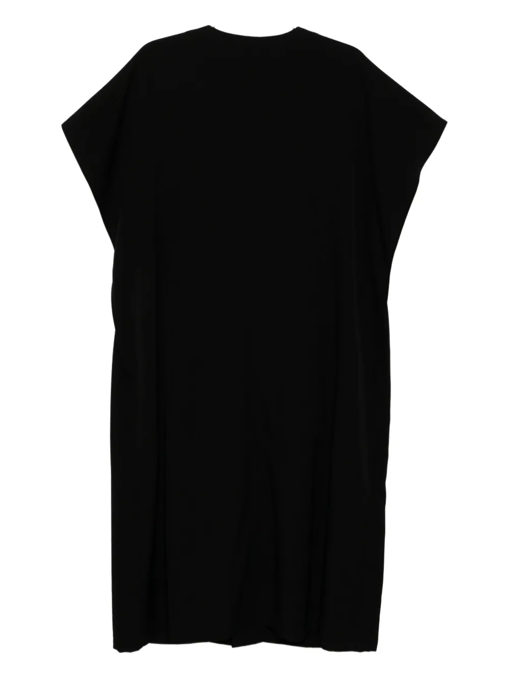 Y's Blousejurk van crêpe de chine Zwart