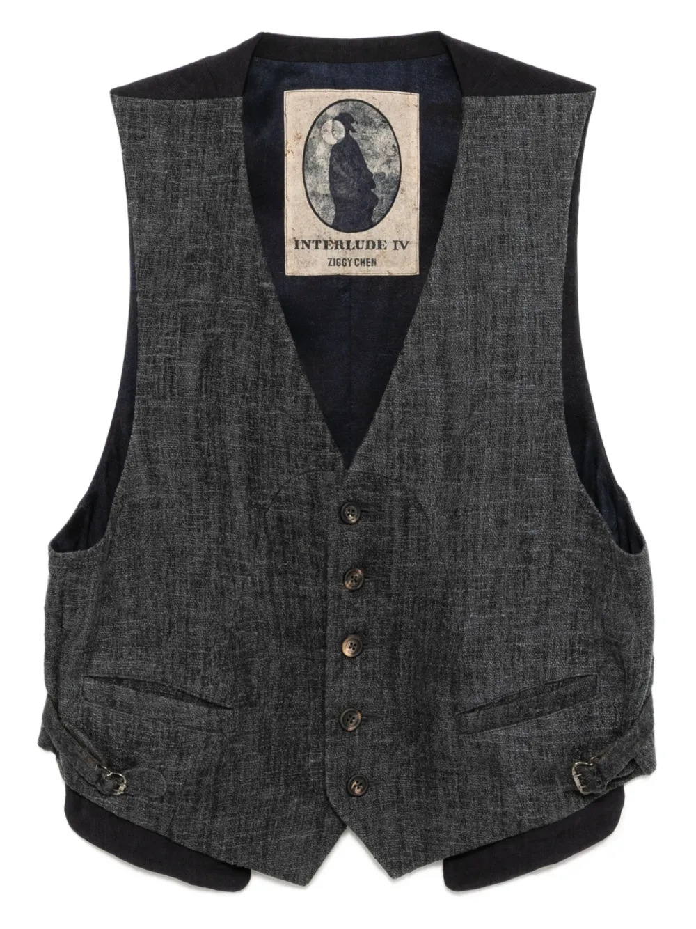 linen gilet