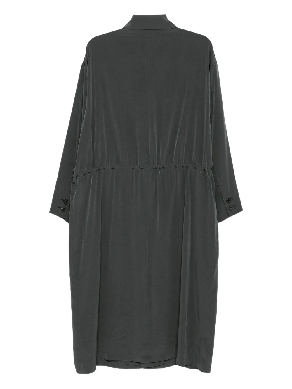 Y's Crêpe de chine maxi-jurk Groen