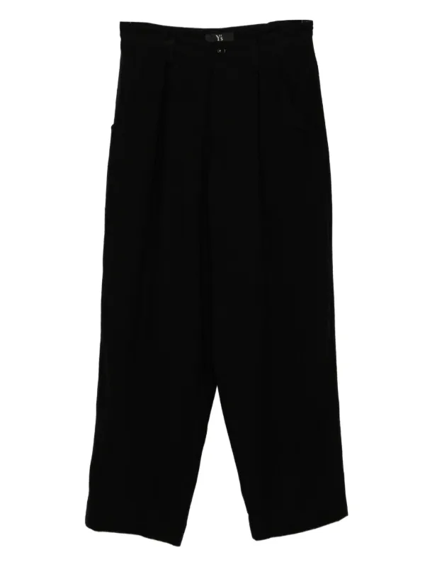 Y's Wool Pants | Black | FARFETCH IN Y's Wool Pants | Black | FARFETCH IN