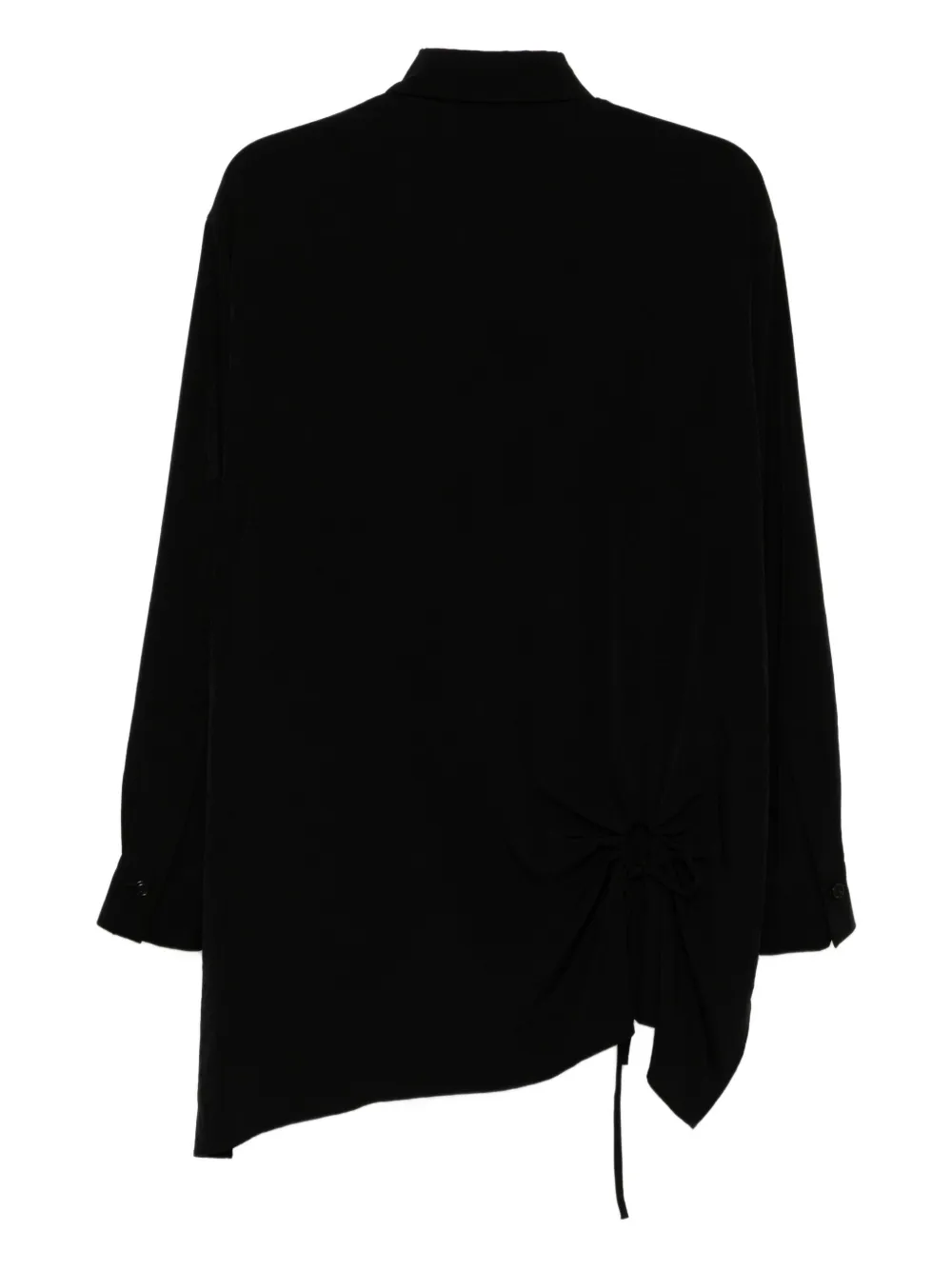 Y's Gesmockte blouse Zwart