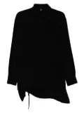 Y's circle gathered blouse - Black