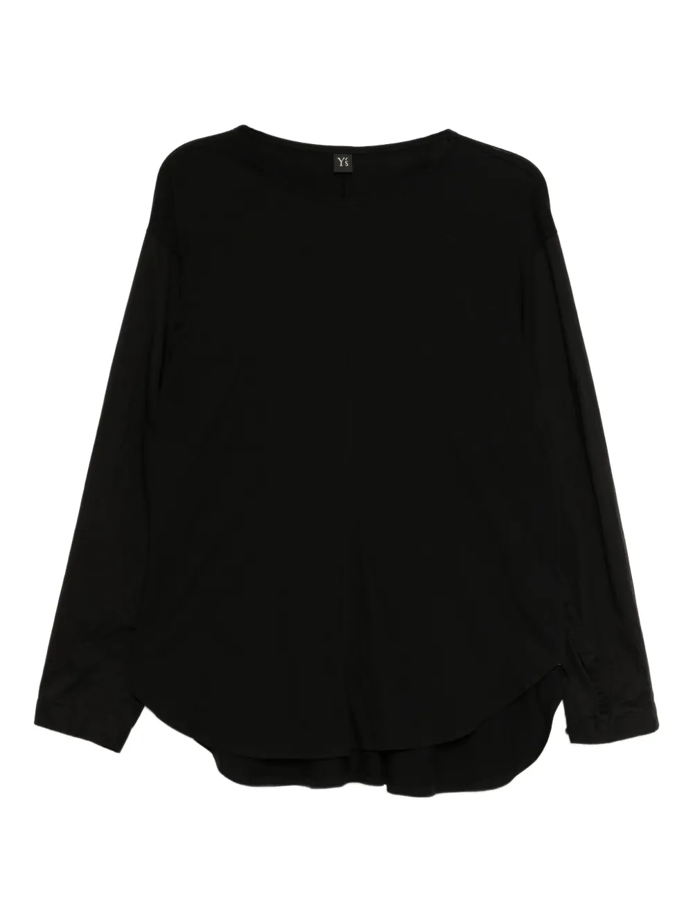 Y's Katoenen T-shirt Zwart
