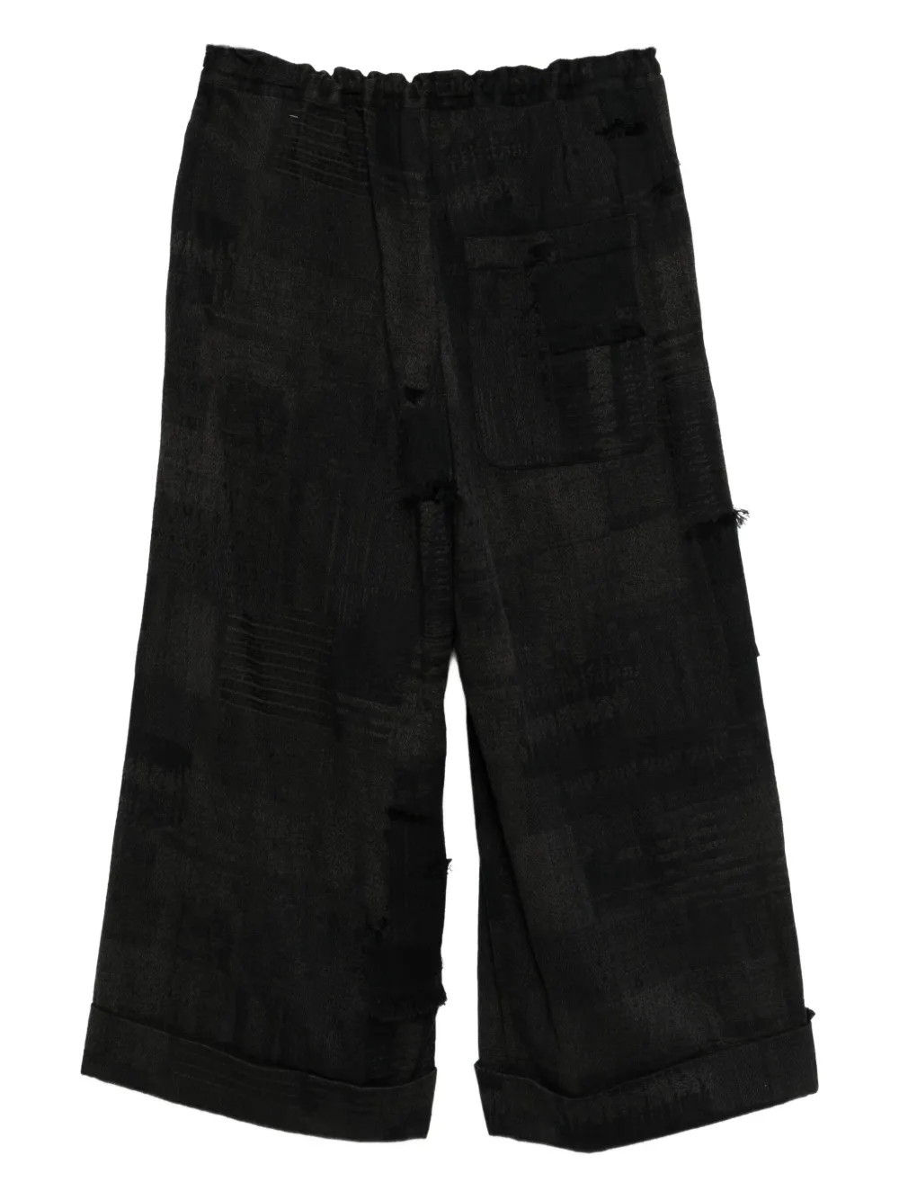 Y's Katoenen broek Zwart