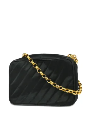 CHANEL Pre-Owned キルティング フラップバッグ | ブラック | FARFETCH JP