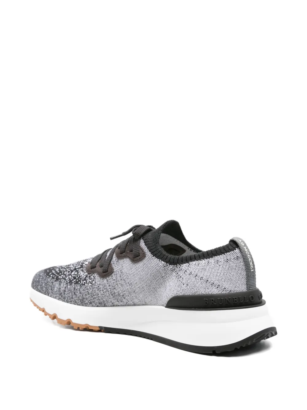 Brunello Cucinelli knit sneakers Black