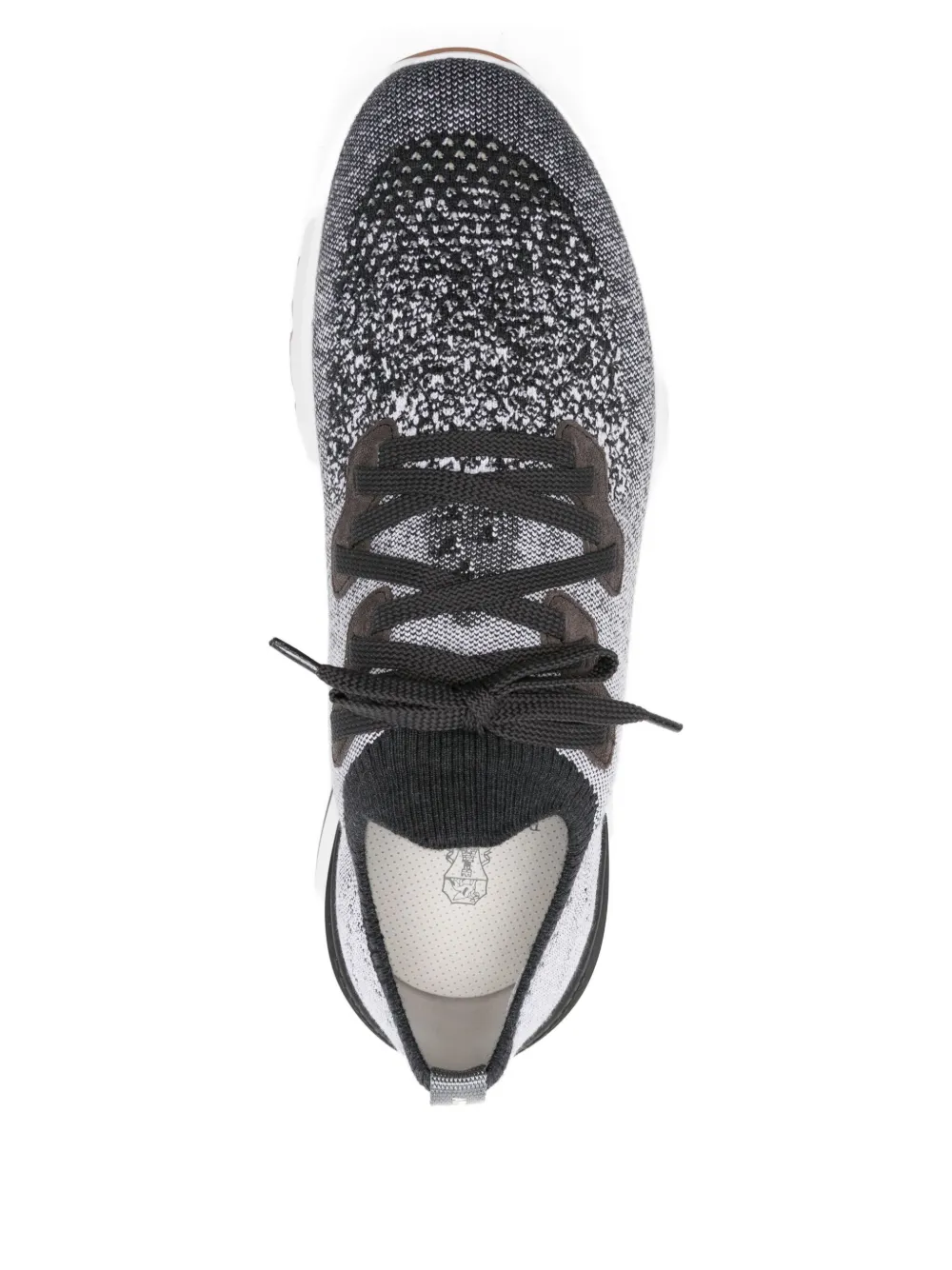 Brunello Cucinelli knit sneakers Black