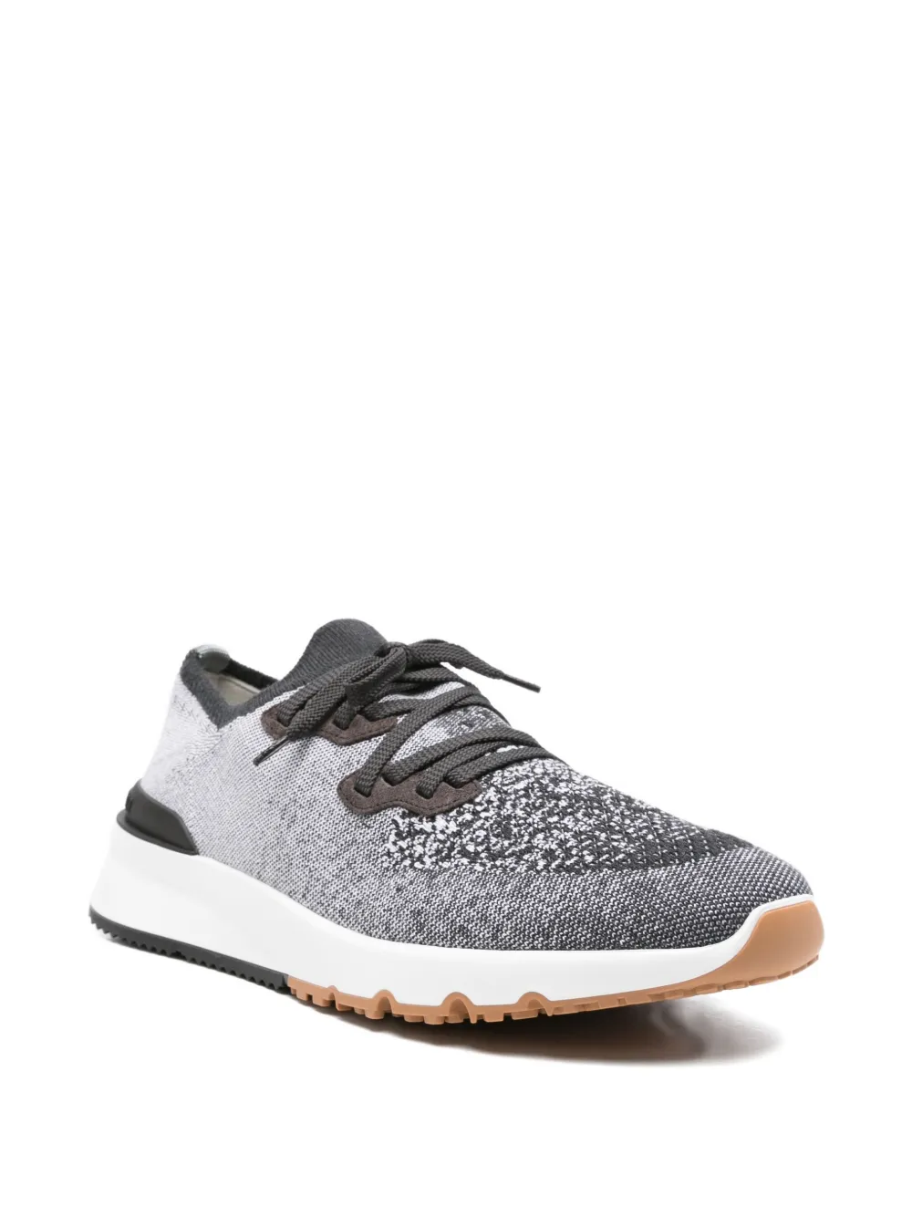 Brunello Cucinelli knit sneakers Black