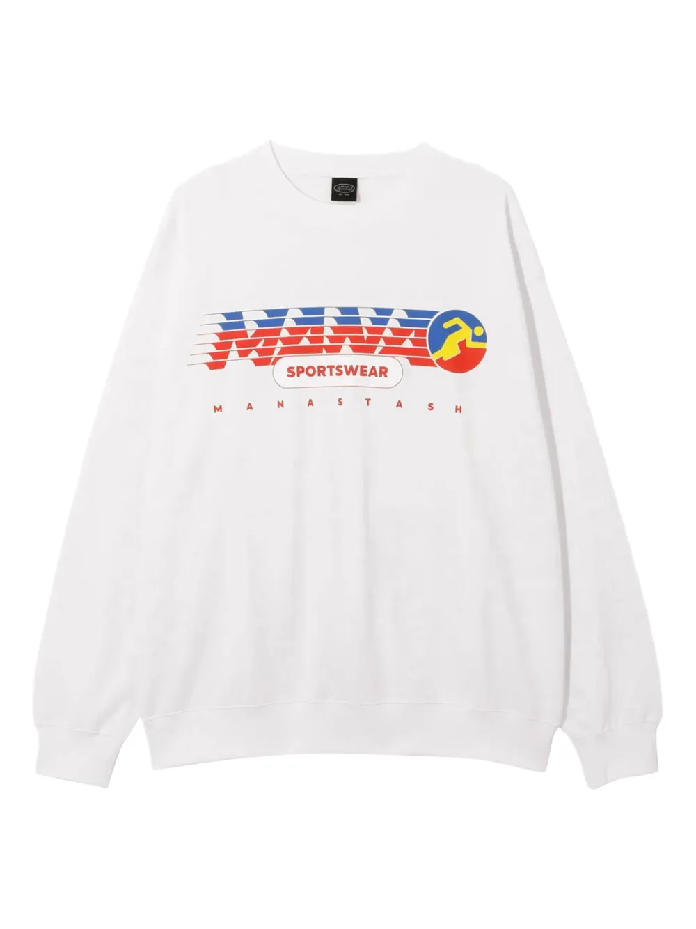 MANASTASH Citee 圆领卫衣 | 白色 | Image 1