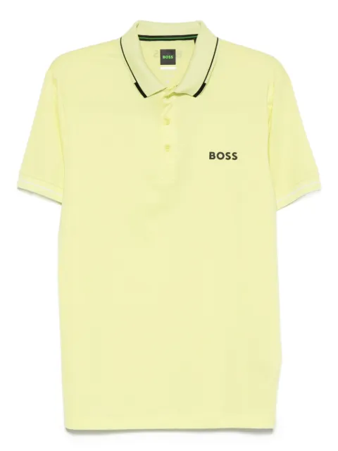 BOSS logo-embroidered polo shirt