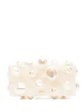Cult Gaia Orbs pearl-embellished clutch - Neutrals