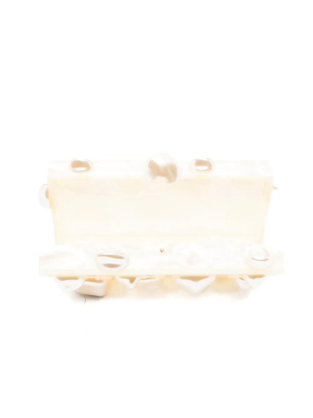 Cult Gaia Orbs clutch verfraaid met parels Beige