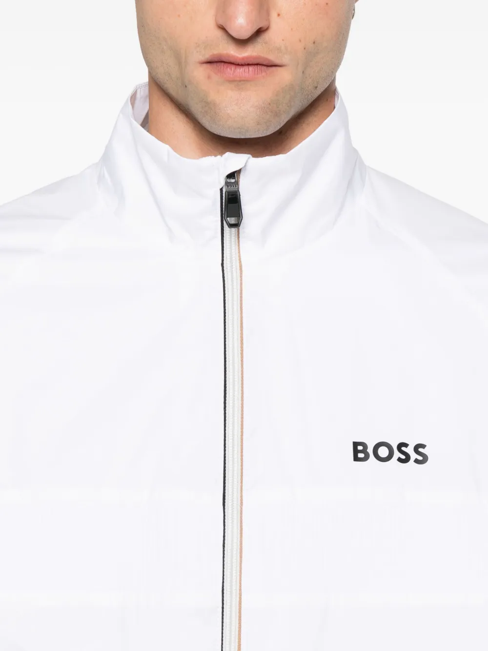 BOSS water-repellent tracksuit Wit