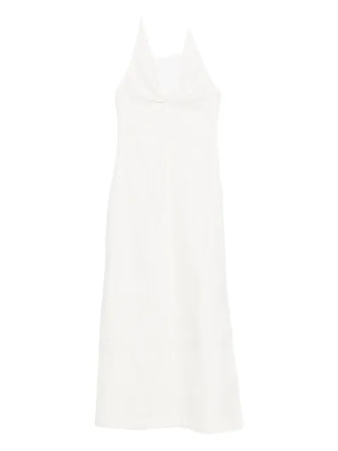 SIR. halterneck embroidered dress