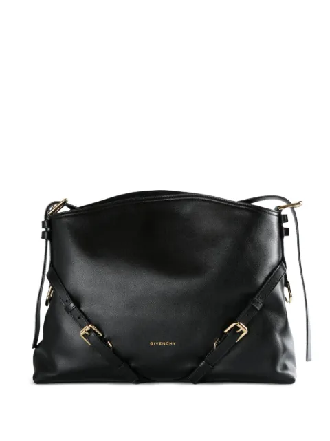 Givenchy buckle-strap leather shoulder bag
