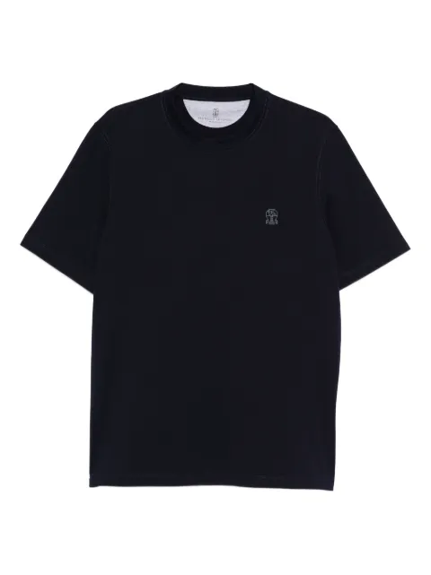 Brunello Cucinelli logo-detail crew-neck T-shirt