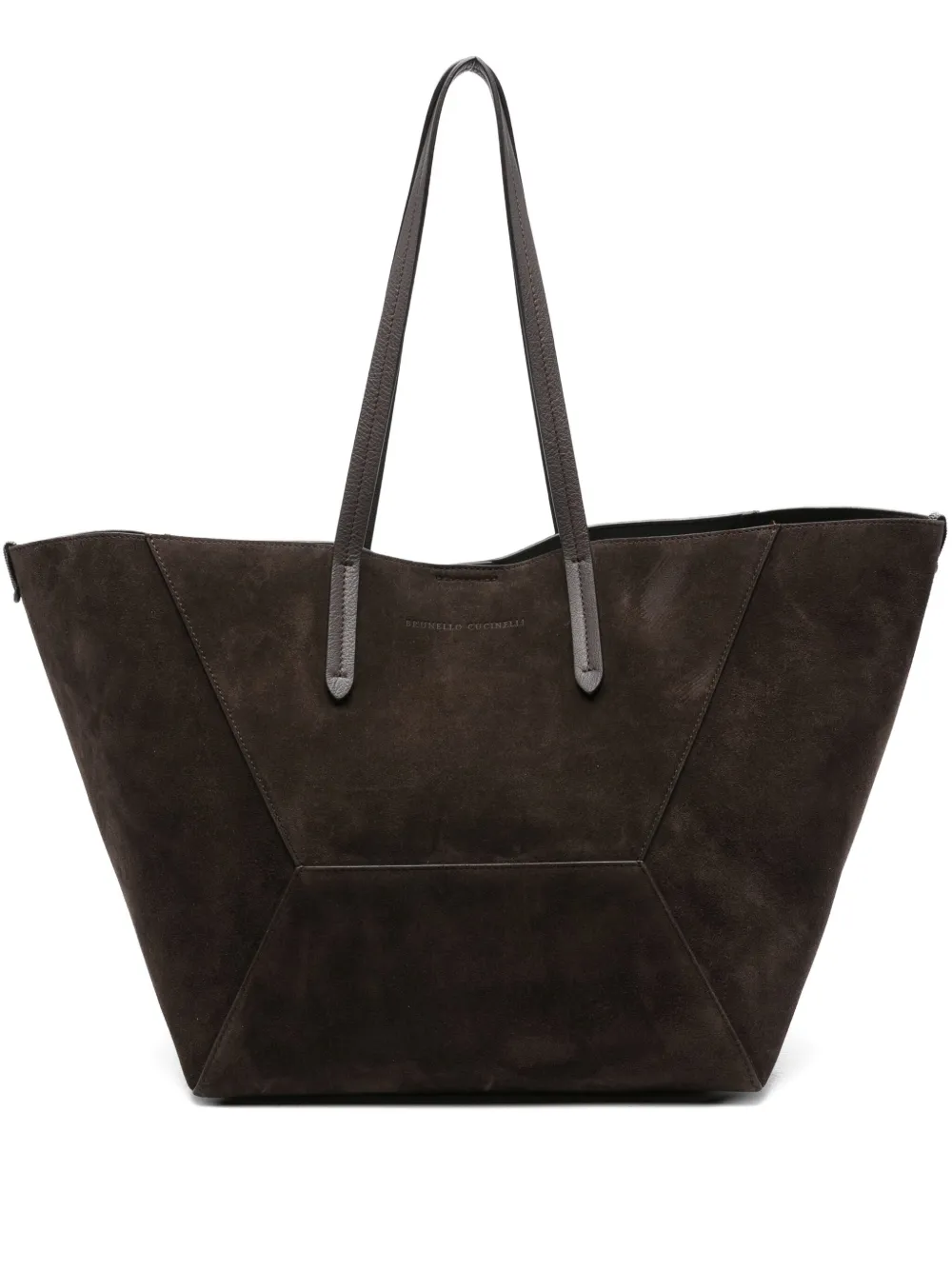 Brunello Cucinelli suede tote bag | Brown | Image 1