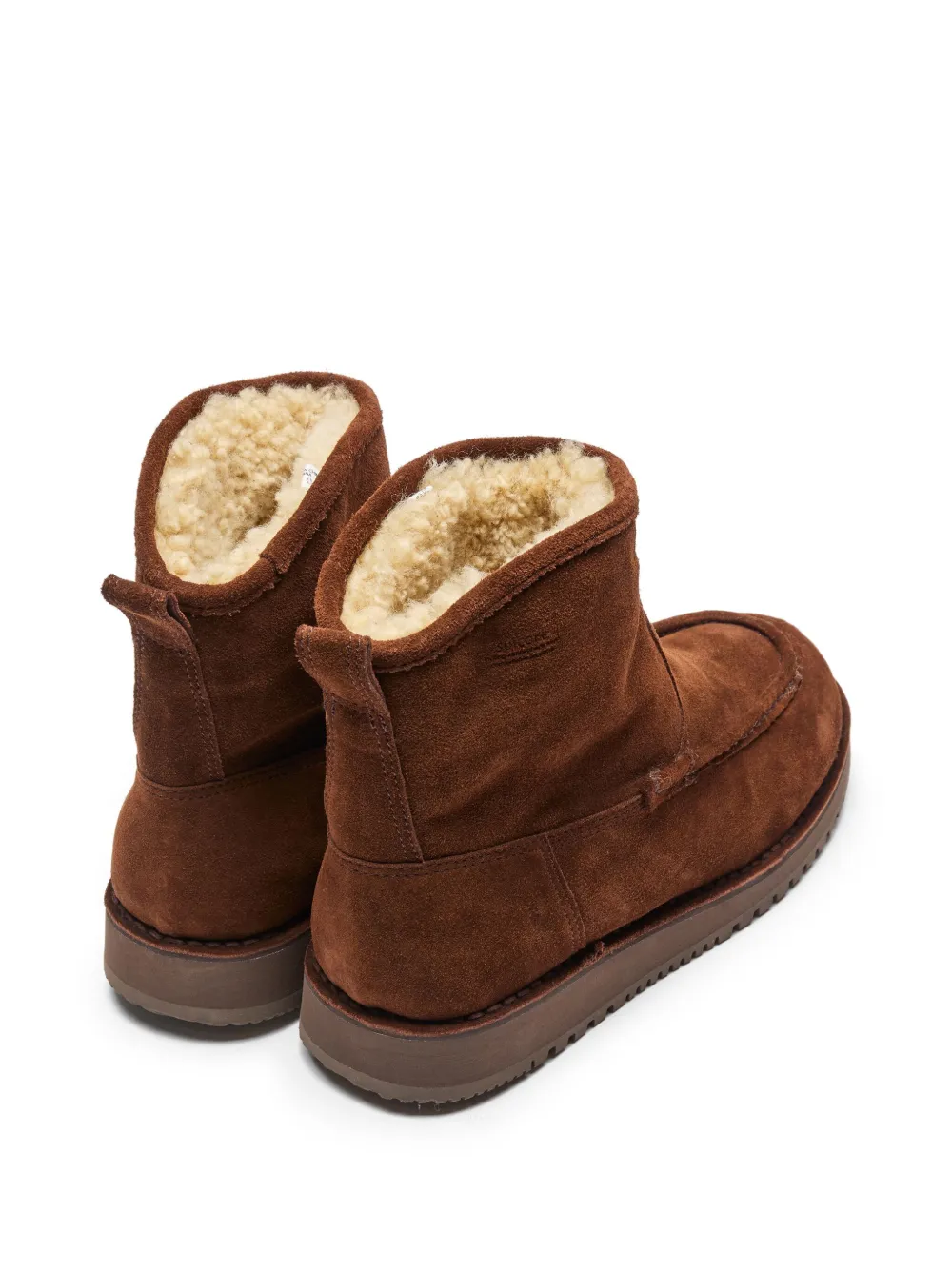 Suicoke suede shearling boots Brown