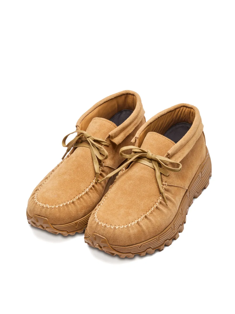 Suicoke fringed suede trainers Neutrals