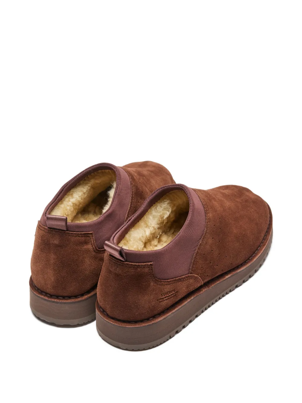 Suicoke suede slip-on boots Brown