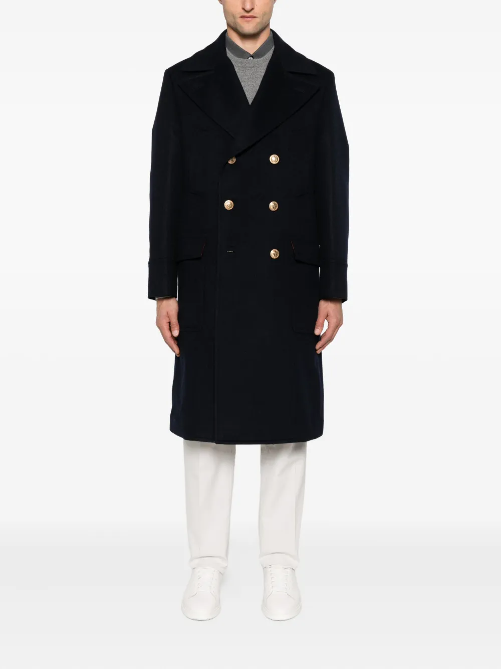 Brunello Cucinelli double-breasted coat | Double Breasted Coats | Image 2