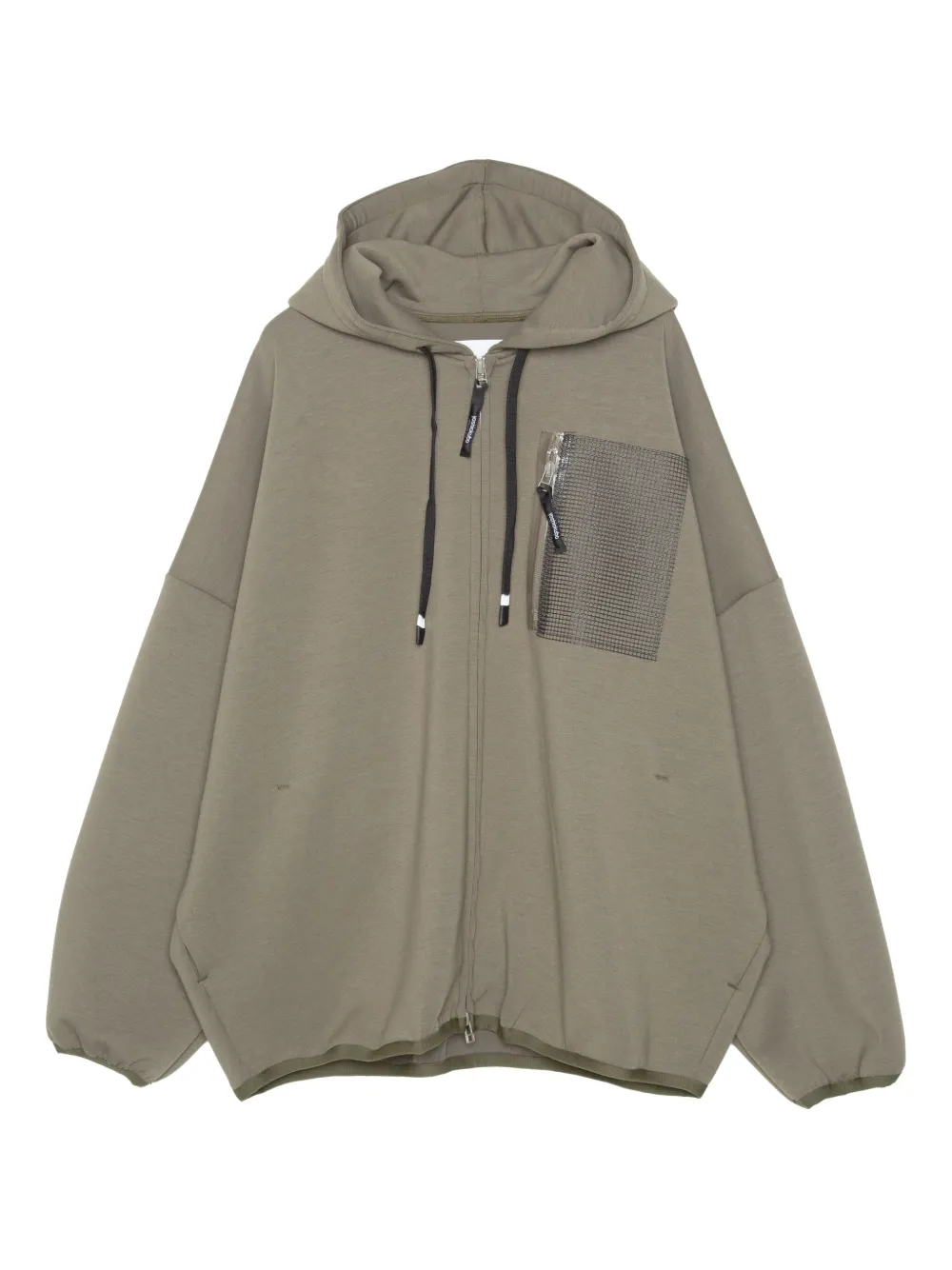 Yoshiokubo zip-up hoodie | Green | Image 1