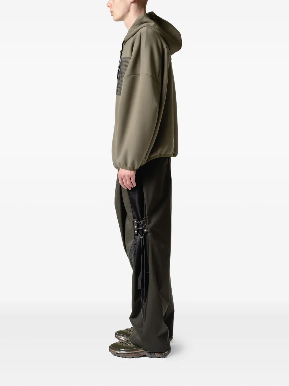 Yoshiokubo Kapuzenjacke Mit Reissverschluss In Brown