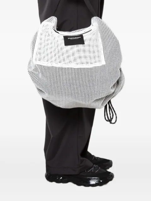 Yoshiokubo mesh drawstring shoulder bag