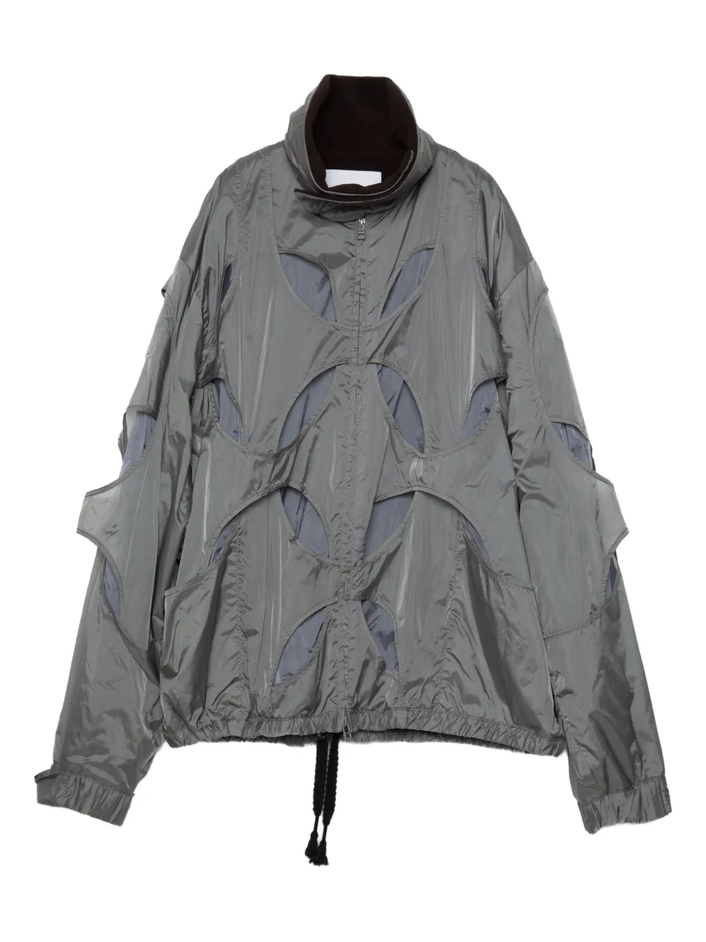 Yoshiokubo cut-out panelled jacket | Grey | Image 1