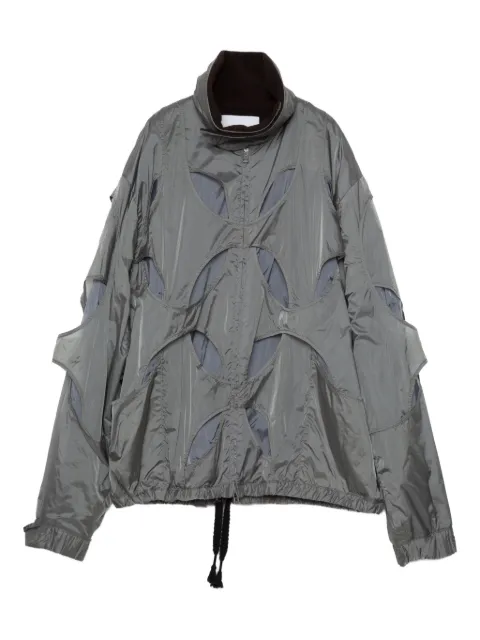 Yoshiokubo cut-out panelled jacket