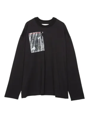 Yoshiokubo グラフィック ロングTシャツ | ブラック | FARFETCH JP