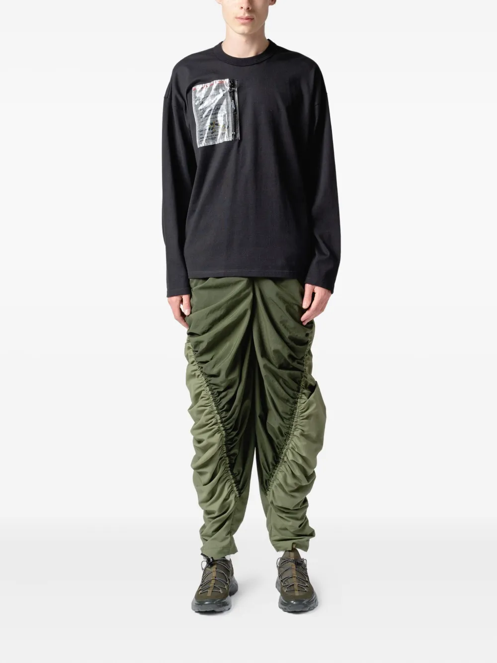 Yoshiokubo pocket zip-fastening long-sleeves T-shirt | T-Shirts | Image 2