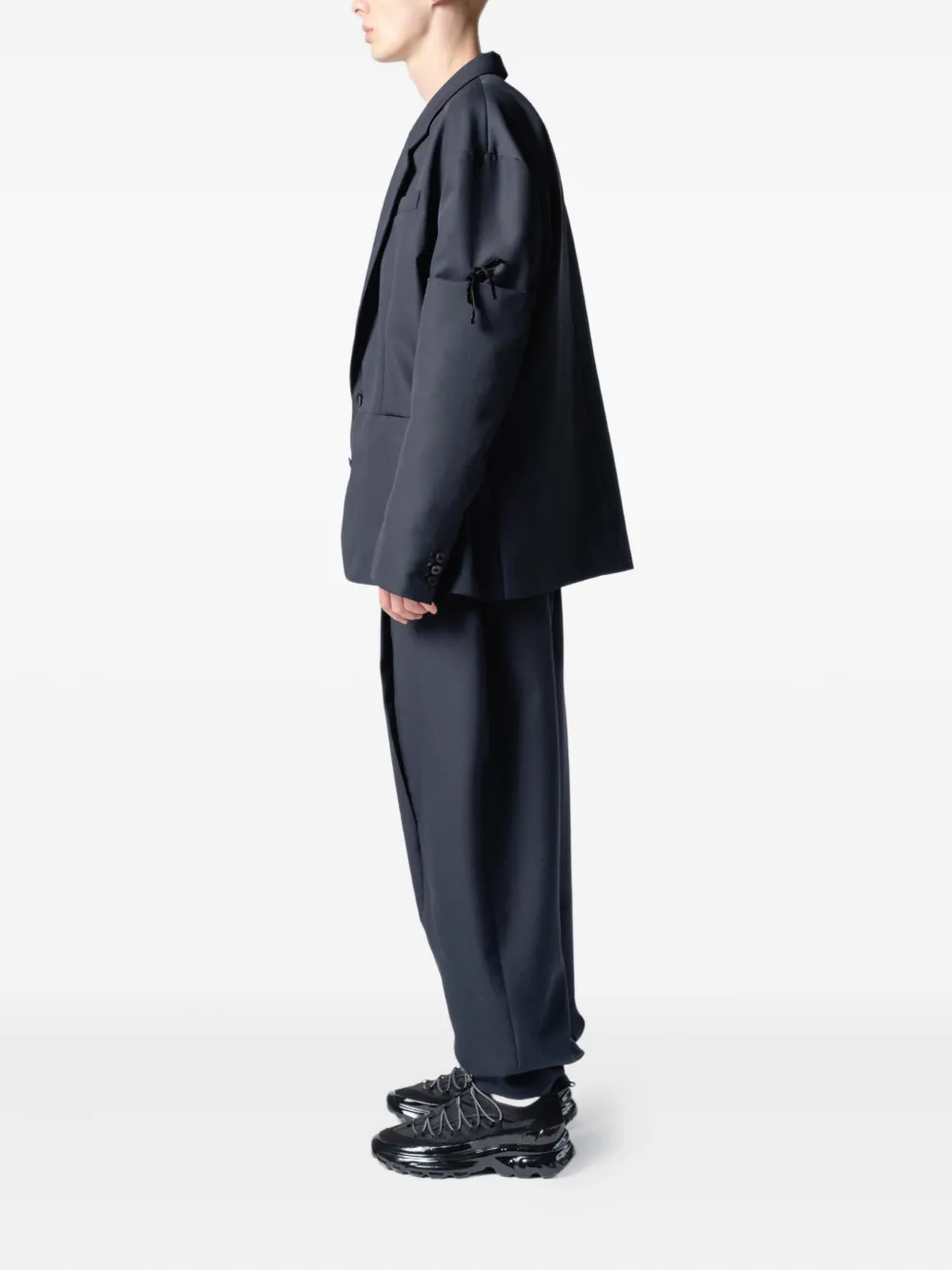 Yoshiokubo Blazer Mit Schnürung In Blue