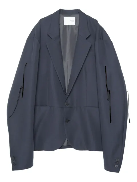 Yoshiokubo tie-embellished blazer