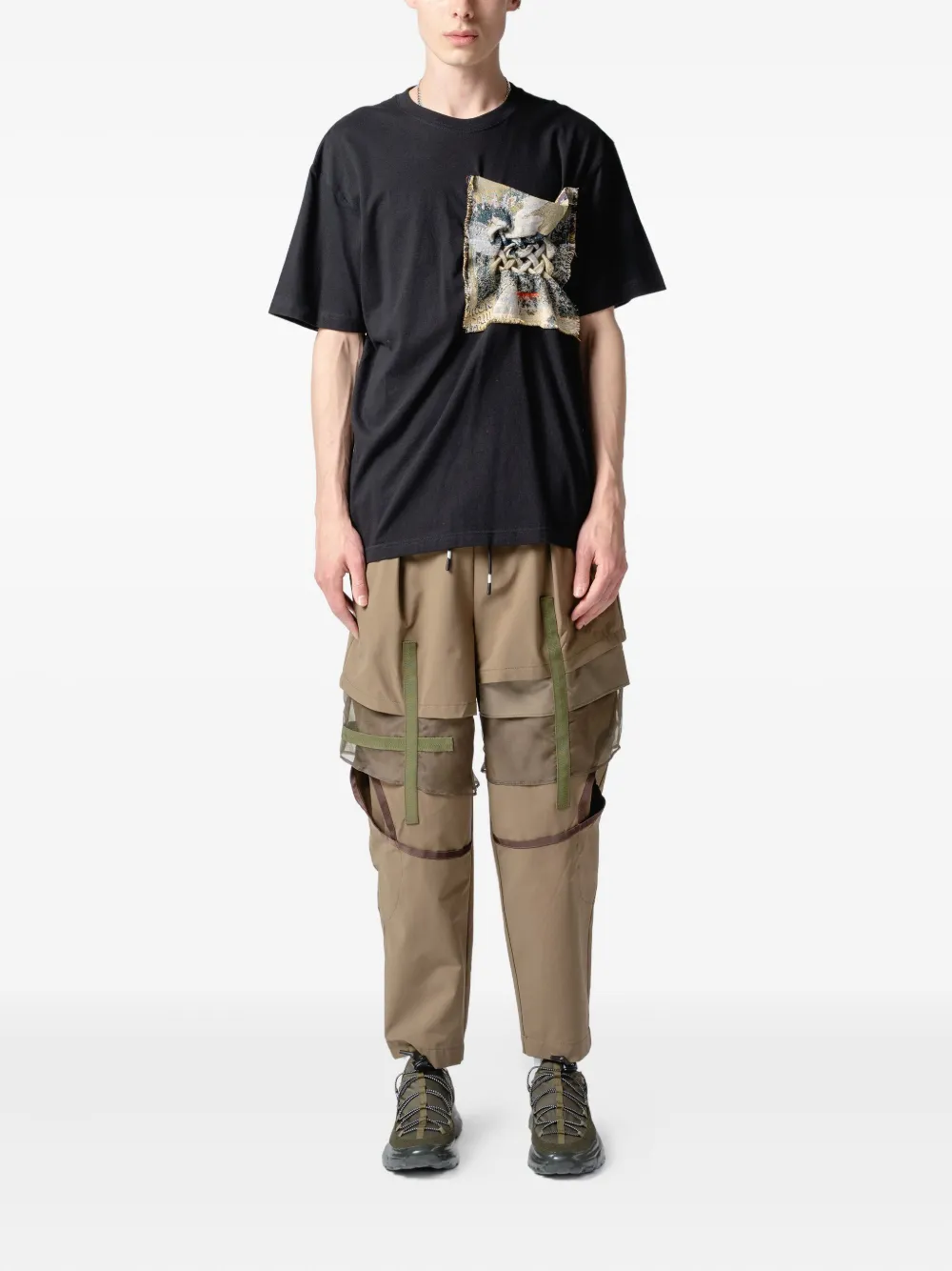 Yoshiokubo tapestry-pocket T-shirt | T-Shirts | Image 2