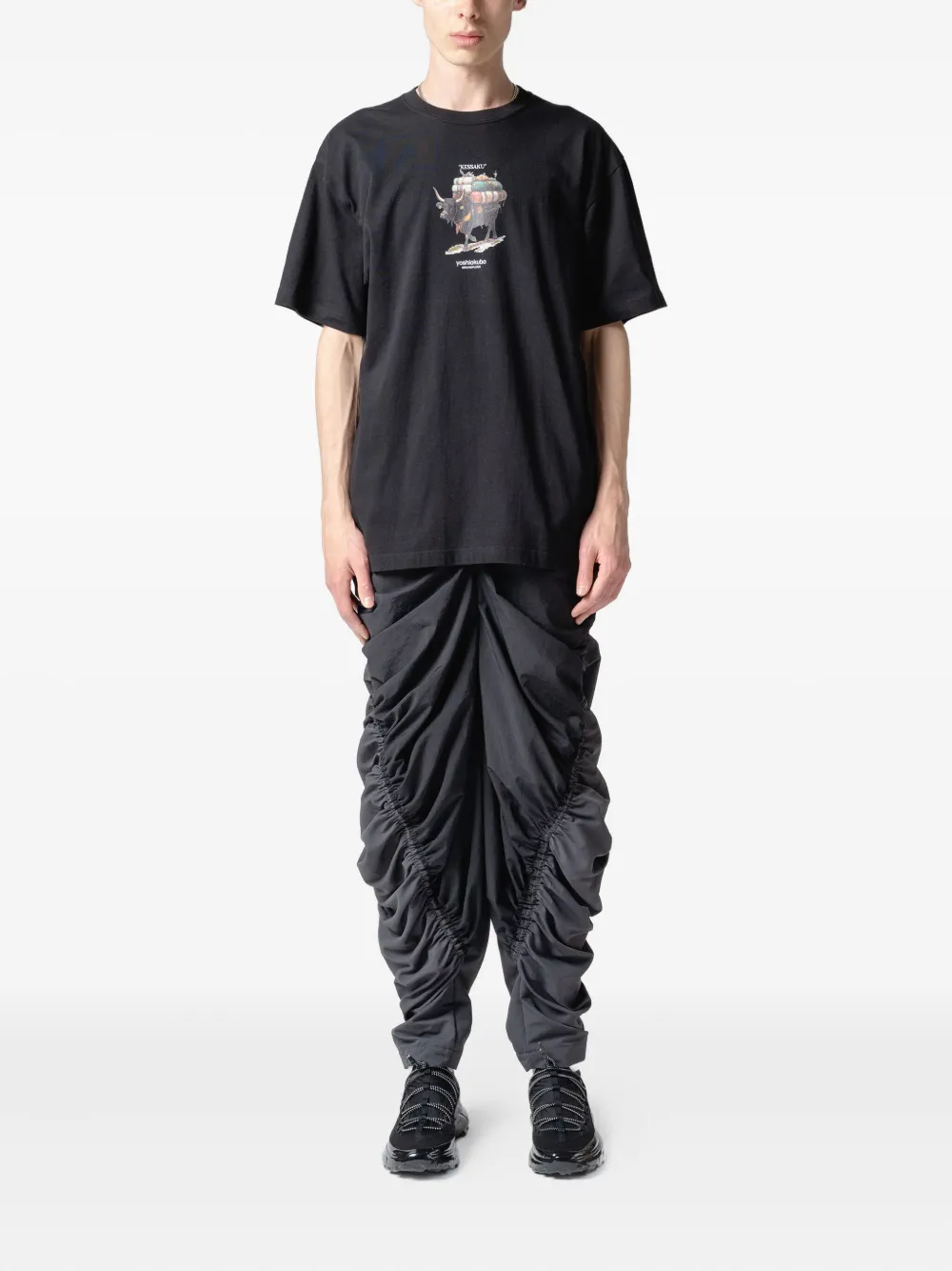 Yoshiokubo ox-print T-shirt | T-Shirts | Image 2