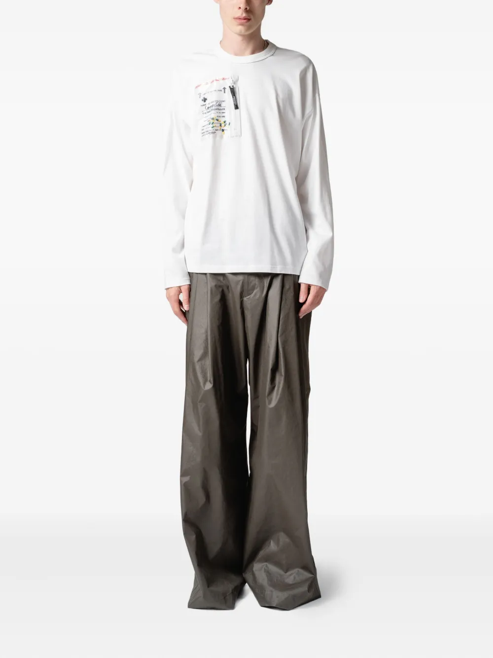 Yoshiokubo label-print long-sleeve T-shirt | T-Shirts | Image 2