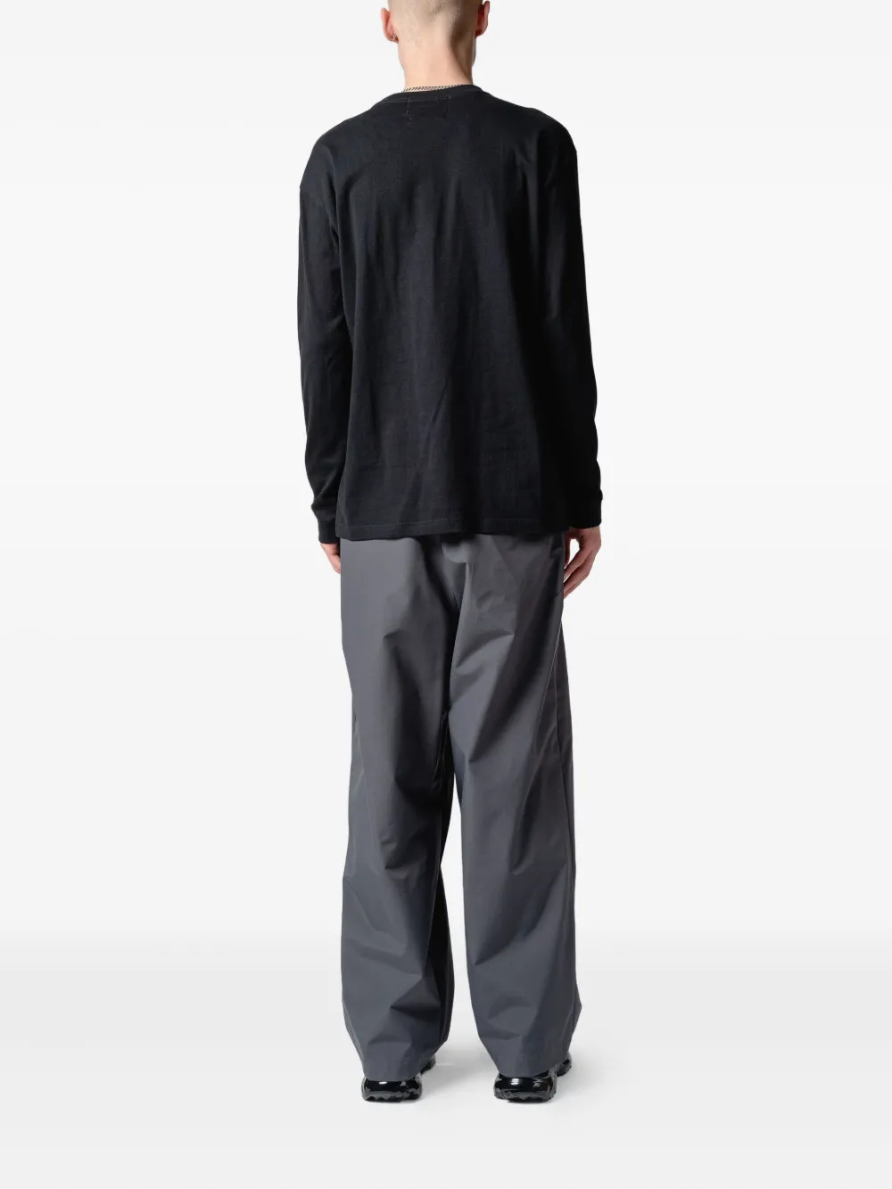 Yoshiokubo Plooibroek met elastische taille Grijs