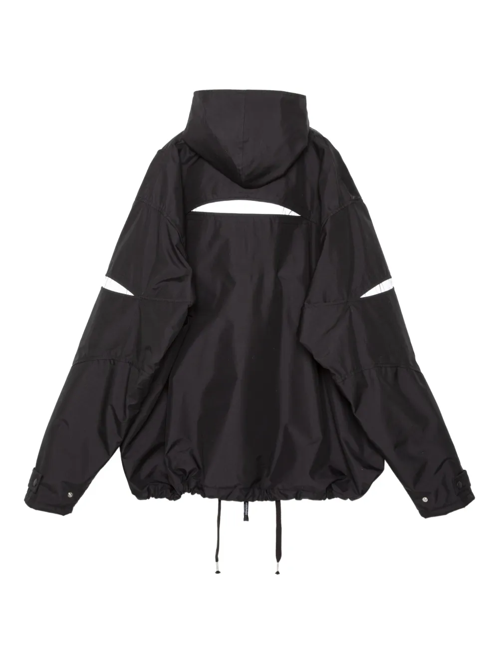 Yoshiokubo Kapuzenjacke Mit Einsätzen In Black