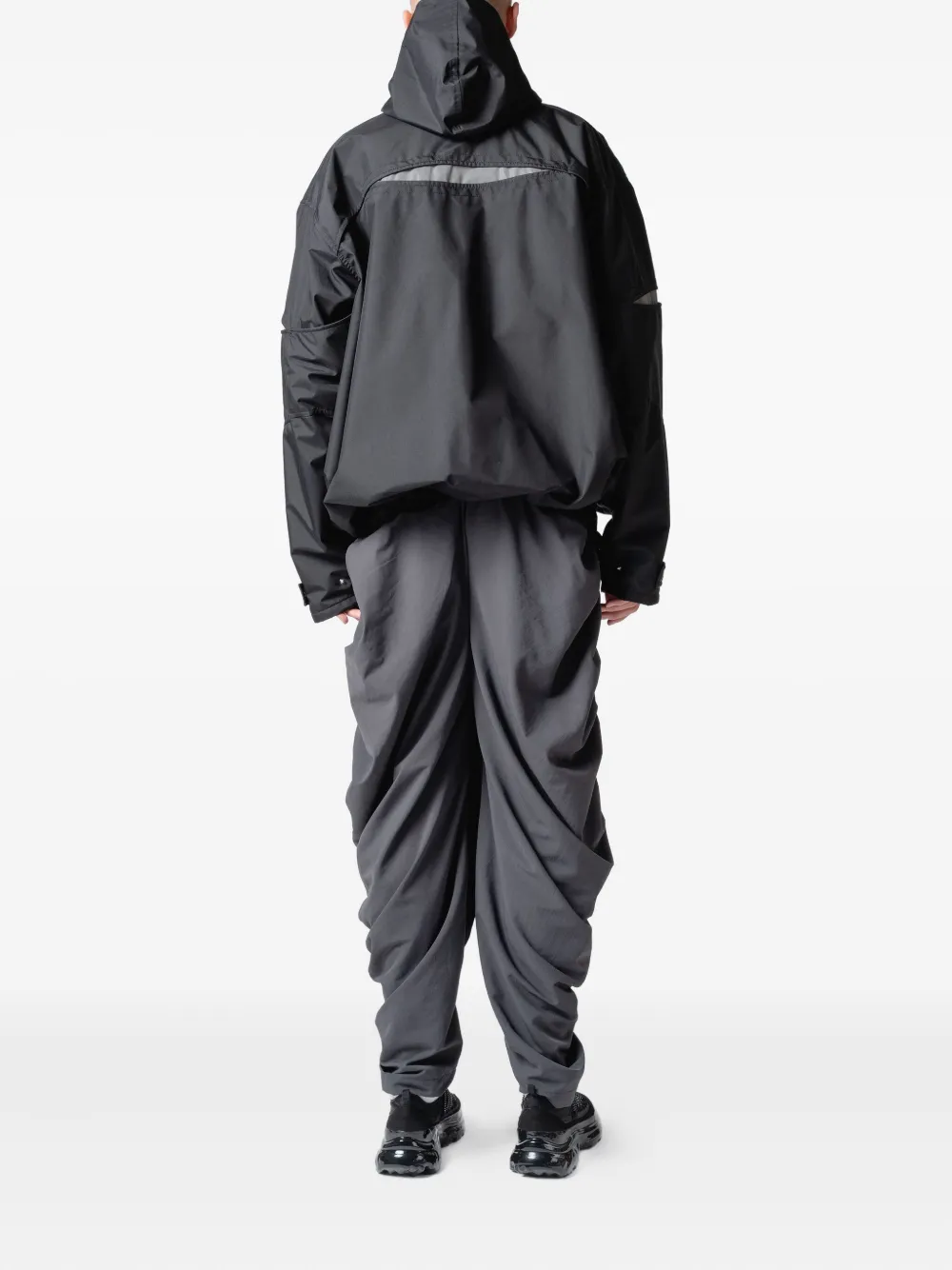 Yoshiokubo Kapuzenjacke Mit Einsätzen In Black