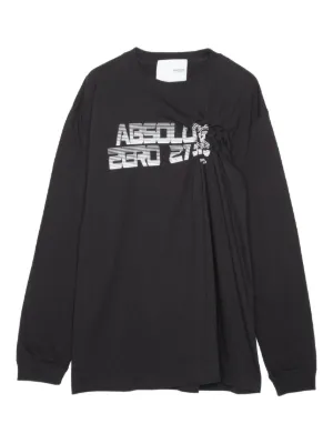 Yoshiokubo グラフィック ロングTシャツ | ブラック | FARFETCH JP