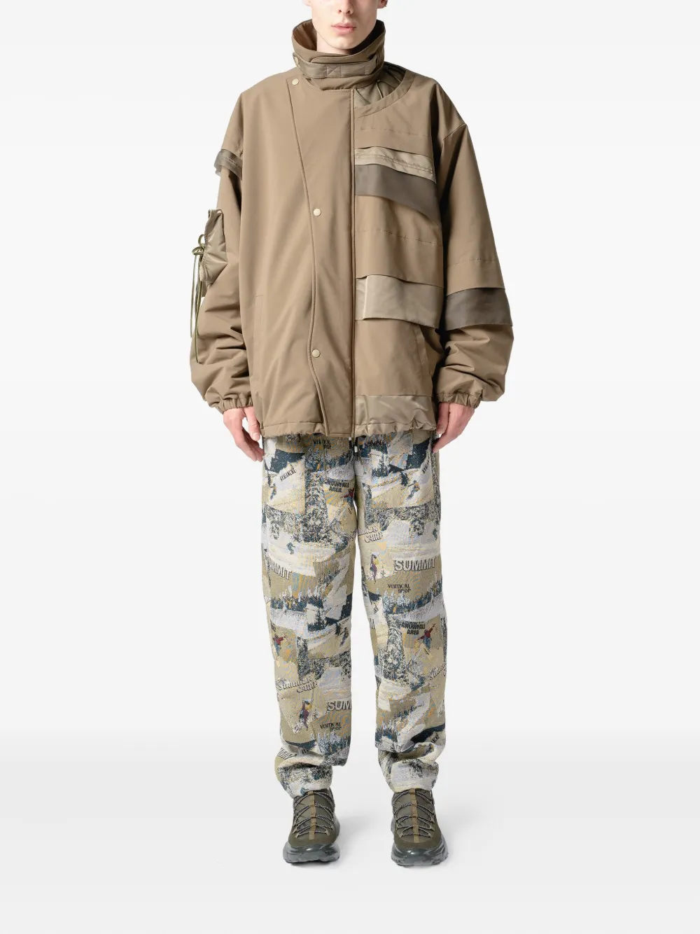 Yoshiokubo panelled drawstring jacket | Sport Jackets & Windbreakers | Image 2