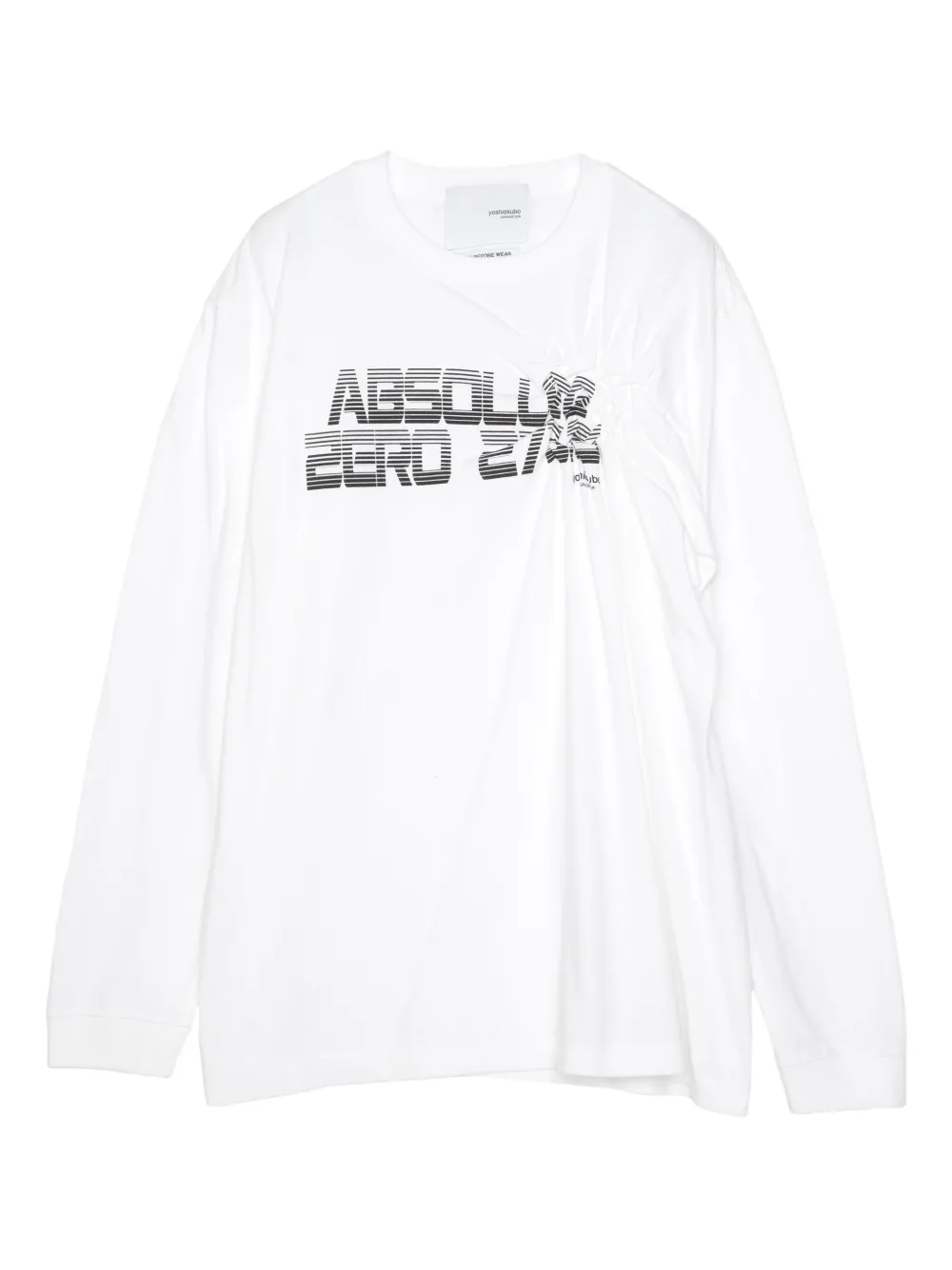 Yoshiokubo slogan-print T-shirt | White | Image 1